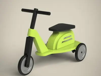 Toy Scooter 3D model purchase
