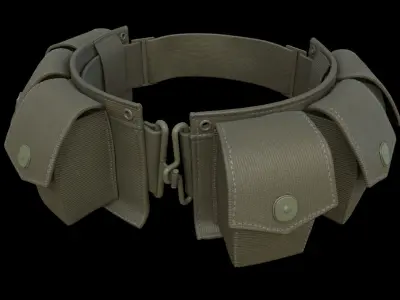 Belt Pouch 01 3D model