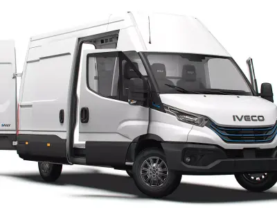 Iveco eDaily Van L3H3 HQ Interior 2024 3D model