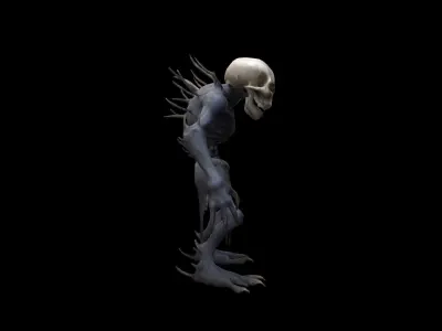 3d Model Skull Monsters And Zombies 3D model