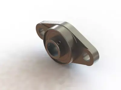 Unidade de Rolamento UCFL 205 Bearing Unit 3D model