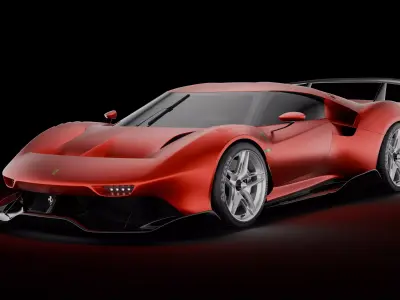 Ferrari P80C 2019 3D model