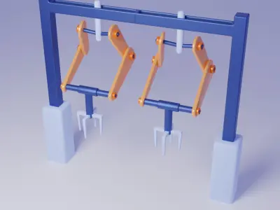 Robotical Industry Kit Low-poly 3D model