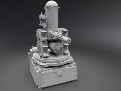 Phalanx CIWS Scale model 3D print model