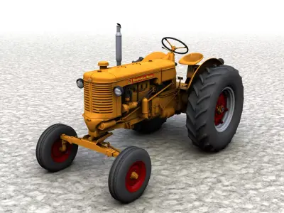 MINNEAPOLIS MOLINE UB 1953 Tractor 3D model