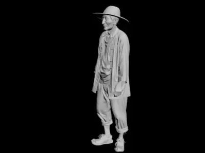 farmer 3D model