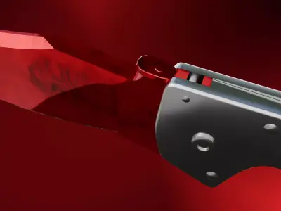 Falchion Knife 3D model