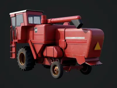 Massey Ferguson 300 combine 3D model