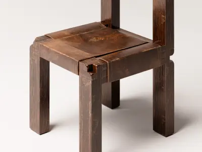 Pierre Chapo S11 Chair 3D model