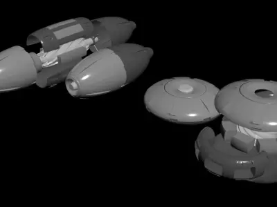 Venturi Vortex Generator - Linear and Radial Design - Concept 3D model