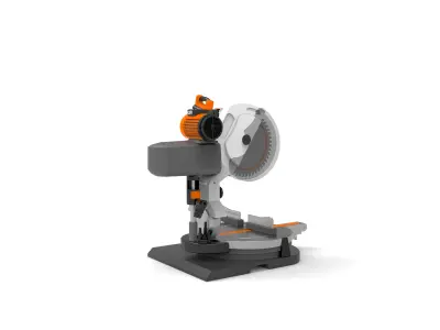 Circular saw 3D model