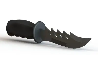 Hunting Knife  3D print model
