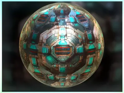 PBR Sci-Fi Seamless Realistic Material SBSAR 4k Texture 033 Texture