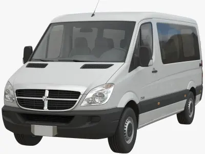 Dodge Sprinter 2500 minibus L2H1  3D model