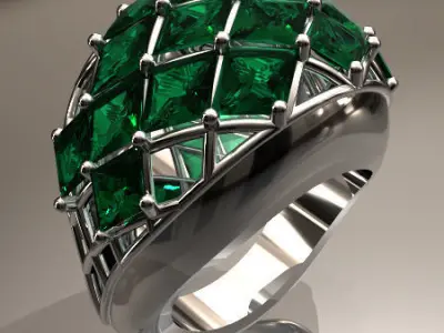 Rendering Anello E Free 3D model