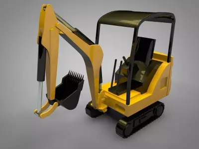 Mechanical Digger 3D model