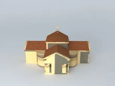 Church house Free 3D model
