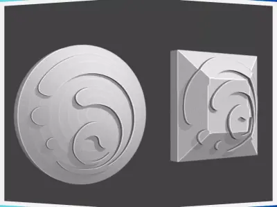 Hydro element - Vision rune 3D print model