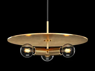 UTILITAIRE DISK TRIPLE PENDANT 3D model