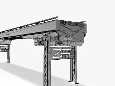 Conveyor - Zipline RZPAC 3D model