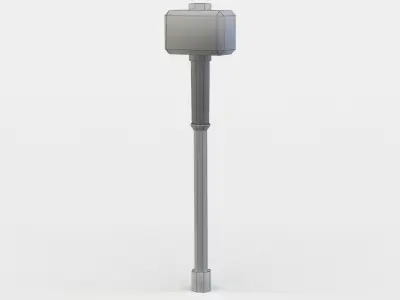 Hammer thor Low-poly 3D model buy
