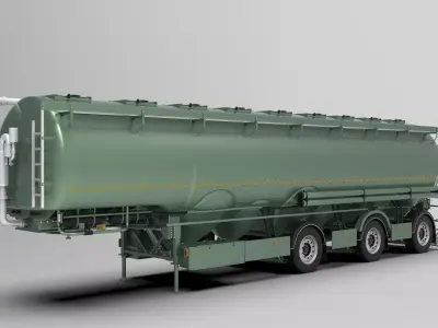 Welgro Food Semi Trailer 3D model