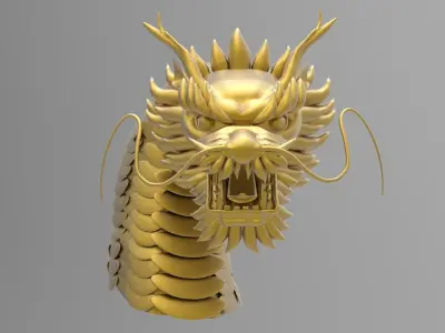 Chinese dragon 3D model buy