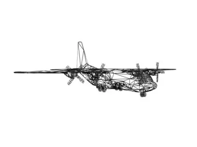 HERCULES  AIRCRAFT 3D model