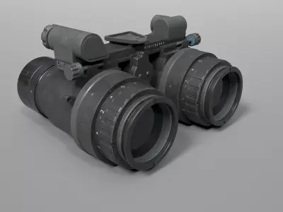 Tactical Night Vision Goggles Low-poly 3D model