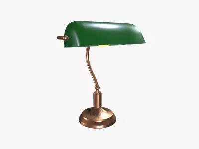Desk Lamp Low-poly 3D model 23