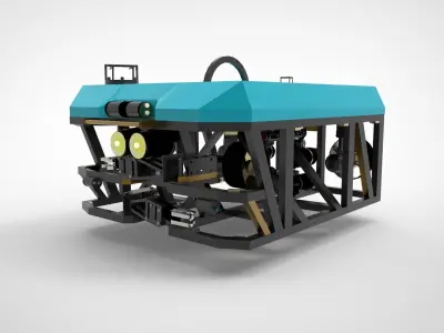 Submersible Remotely Operated Vehicle 3D model