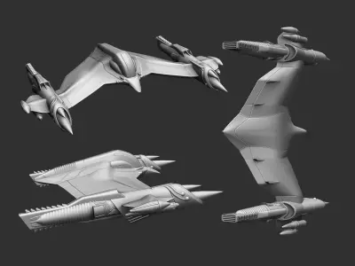 Spaceship 3D print model purchase