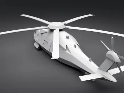 Uh60x Stealthhawk Scale model 3D print model