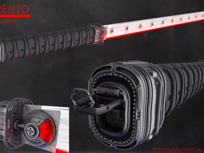 Sairento - Katana  3D model
