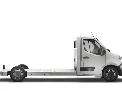 Nissan NV400 FWD LL35 L3H1 Platform Cab 2014 3D model