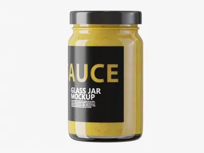 Sauce Jar Bottle 3D model