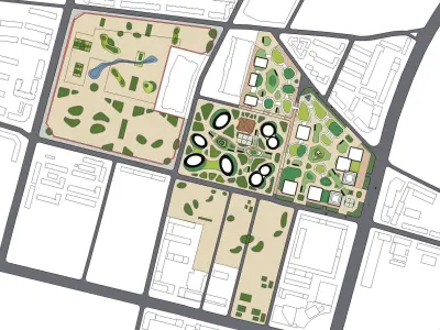 Sketchup Residential Complex 236 3D model