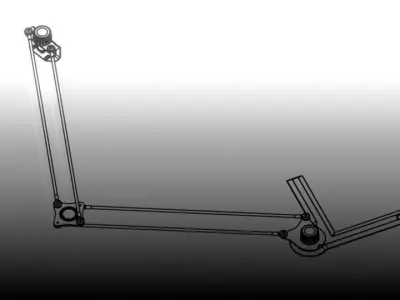 Drafter device with handle Free 3D model