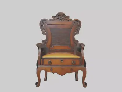 Antique Furniture Mod 1 Low-poly 3D model