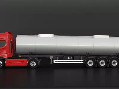 F-Max Tank Trailer 3D model