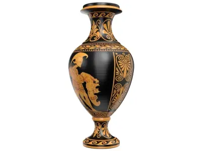 Greek Vase - Ancient Greek Pottery 3D model