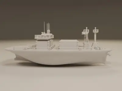 cargo ship 3D print model