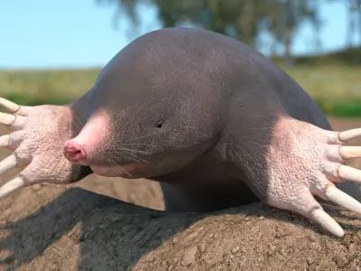 Mole Animal 3D model