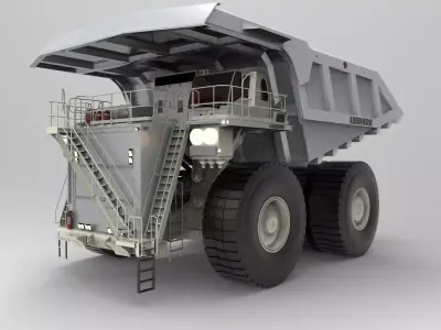 Liebherr Mining Dump Truck 3D model