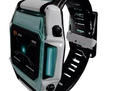 SciFi Wrist Communicator 3D Model 3D model
