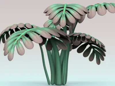 Fern plant 3D model purchase