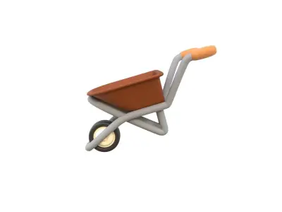 Farming Wheelbarrow 3D model