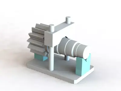 Dispositivo de Teste de Carga Load Test Device 3D model