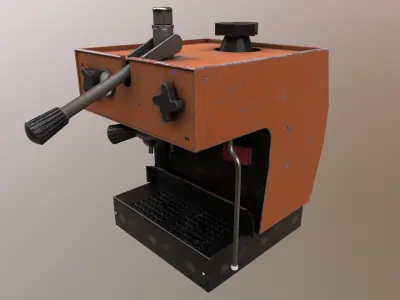 Old Coffee Machine 3D model