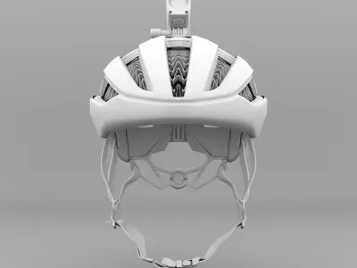 Casco de  bicicleta - bike helmet 3D model